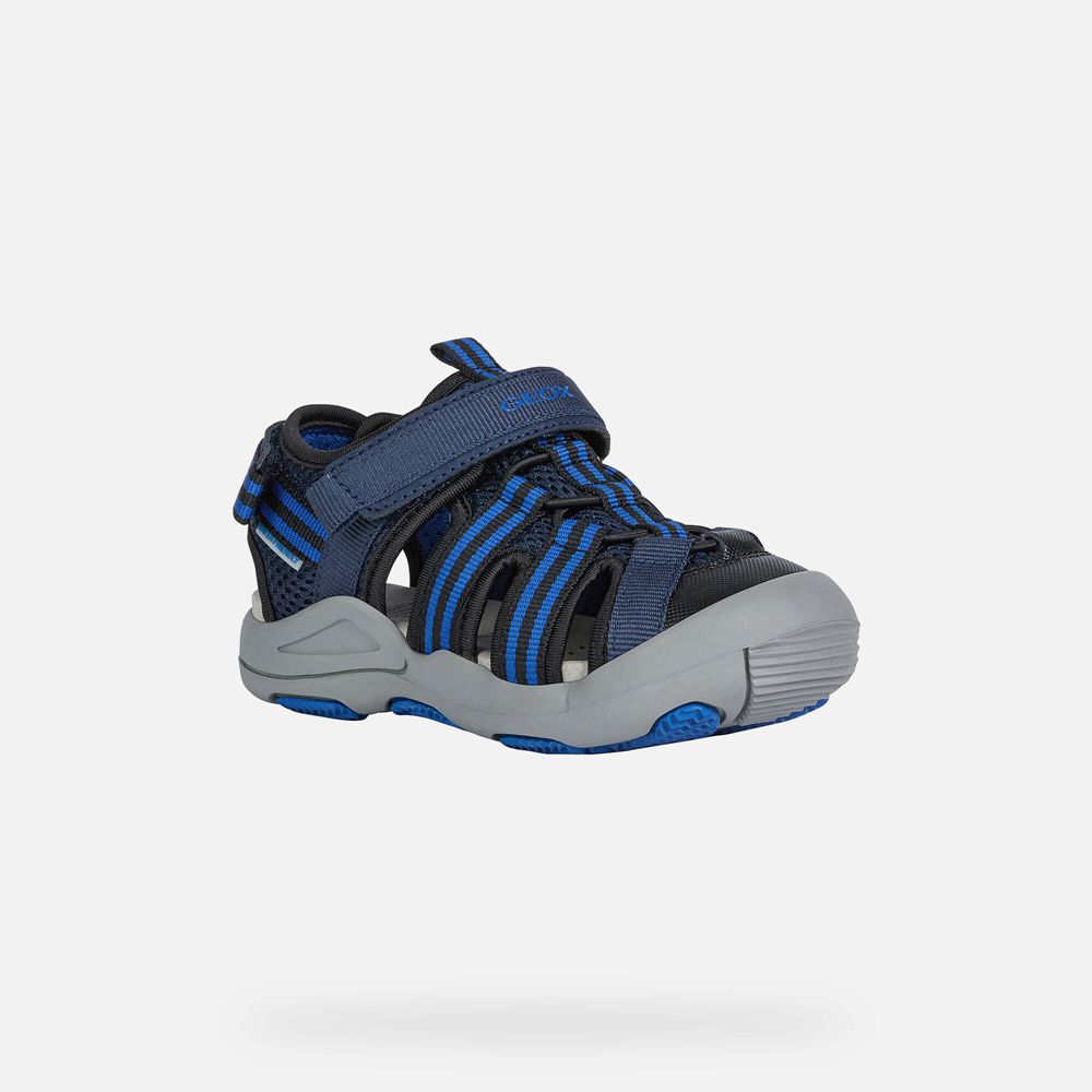 Geox Sandals Navy Kyle - Geox Boys Shoes - ENVQKG764